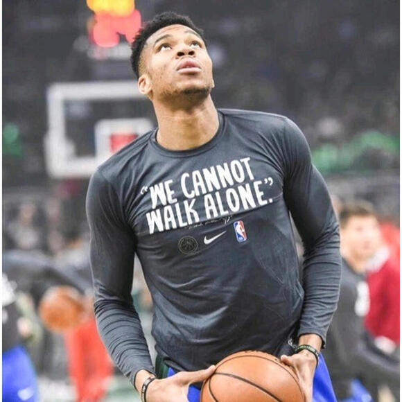 Nike Other - NBA MLK We Cannot Walk Alone Long Sleeve Dri-Fit Training T Shirt Size 2XL